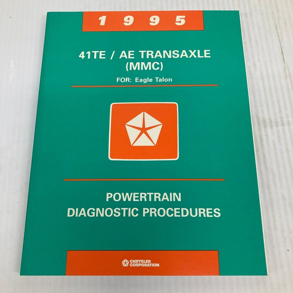 41TE AE Transaxle Diagnostic Eagle Talon Chrysler 1995